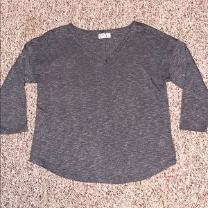 Maurices 24/7 fashion top in gray